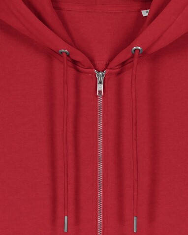 Cultivator 2.0 - Der Iconic Unisex-Zip-Hoodie - Red - XXS bedrucken, Art.-Nr. STSU179C0042S