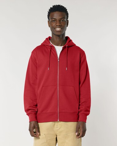 Cultivator 2.0 - Der Iconic Unisex-Zip-Hoodie - Red - 5XL bedrucken, Art.-Nr. STSU179C0045X