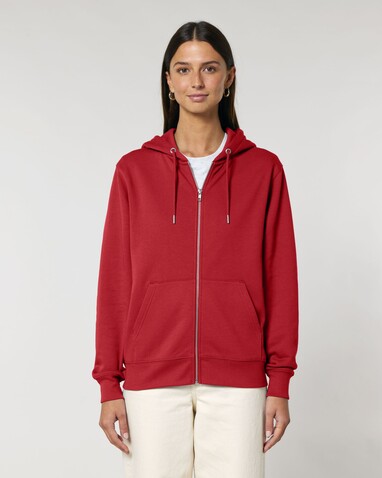 Cultivator 2.0 - Der Iconic Unisex-Zip-Hoodie - Red - XL bedrucken, Art.-Nr. STSU179C0041X