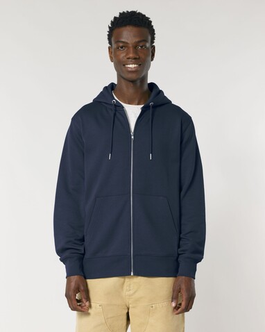 Cultivator 2.0 - Der Iconic Unisex-Zip-Hoodie - French Navy - S bedrucken, Art.-Nr. STSU179C7271S