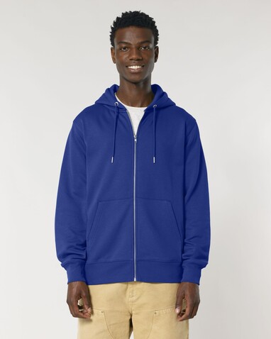 Cultivator 2.0 - Der Iconic Unisex-Zip-Hoodie - Worker Blue - M bedrucken, Art.-Nr. STSU179C0881M