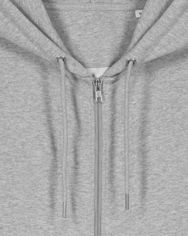 Cultivator 2.0 - Der Iconic Unisex-Zip-Hoodie - Heather Grey - XS bedrucken, Art.-Nr. STSU179C250XS