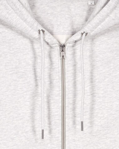 Cultivator 2.0 - Der Iconic Unisex-Zip-Hoodie - Cool Heather Grey - XS bedrucken, Art.-Nr. STSU179C146XS