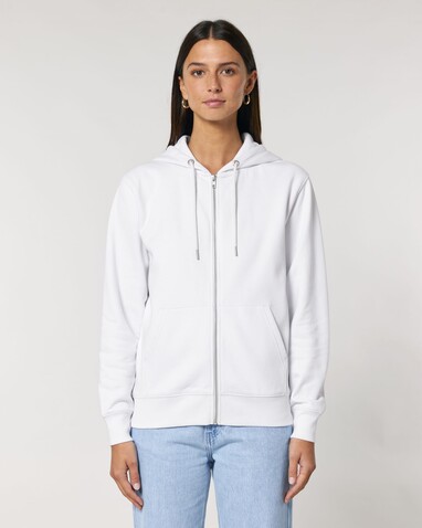 Cultivator 2.0 - Der Iconic Unisex-Zip-Hoodie - White - 3XL bedrucken, Art.-Nr. STSU179C0013X