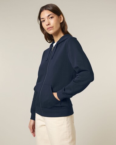 Mixer - Der Unisex-Zip-Hoodie - French Navy - M bedrucken, Art.-Nr. STSU205C7271M Mixer - Der Unisex-Zip-Hoodie - French Navy - M bedrucken, Art.-Nr. STSU205C7271M