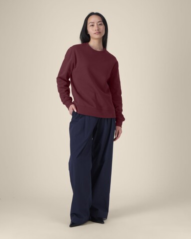 Thinker - Das Rundhals-Unisex-Sweatshirt aus recycelter Baumwolle - Burgundy - 5XL bedrucken, Art.-Nr. STSU269C2445X