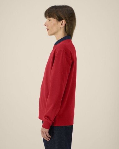 Thinker - Das Rundhals-Unisex-Sweatshirt aus recycelter Baumwolle - Red - S bedrucken, Art.-Nr. STSU269C0041S Thinker - Das Rundhals-Unisex-Sweatshirt aus recycelter Baumwolle - Red - S bedrucken, Art.-Nr. STSU269C0041S