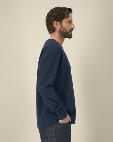Thinker - Das Rundhals-Unisex-Sweatshirt aus recycelter Baumwolle - French Navy - L bedrucken, Art.-Nr. STSU269C7271L