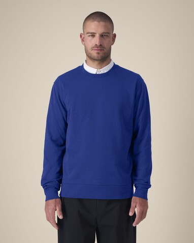 Thinker - Das Rundhals-Unisex-Sweatshirt aus recycelter Baumwolle - Worker Blue - XXL bedrucken, Art.-Nr. STSU269C0882X