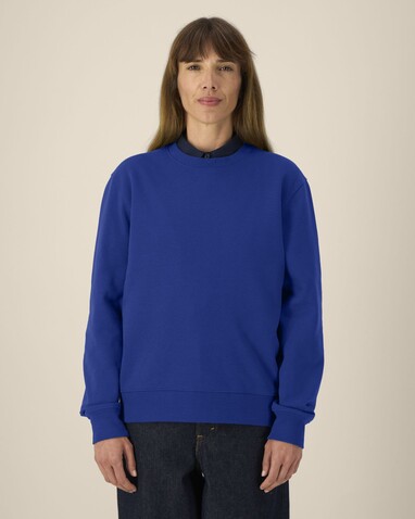 Thinker - Das Rundhals-Unisex-Sweatshirt aus recycelter Baumwolle - Worker Blue - XS bedrucken, Art.-Nr. STSU269C088XS