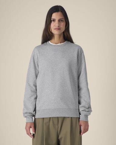 Thinker - Das Rundhals-Unisex-Sweatshirt aus recycelter Baumwolle - Heather Grey - M bedrucken, Art.-Nr. STSU269C2501M Thinker - Das Rundhals-Unisex-Sweatshirt aus recycelter Baumwolle - Heather Grey - M bedrucken, Art.-Nr. STSU269C2501M