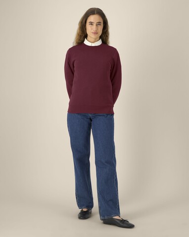 Roller - Das Rundhals-Unisex-Sweatshirt - Burgundy - XS bedrucken, Art.-Nr. STSU868C244XS