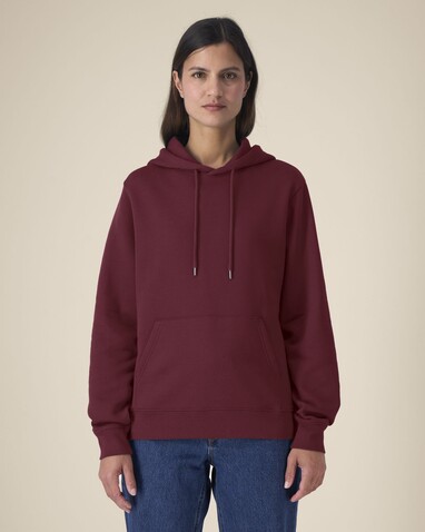 Stella Gamechanger - Der Damen-Hoodie aus recycelter Baumwolle - Burgundy - 3XL bedrucken, Art.-Nr. STSW268C2443X