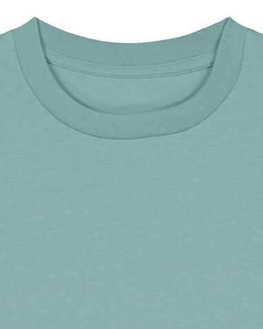 Mini Creator 2.0 - Das Iconic Kinder-T-Shirt - Teal Monstera - 5-6/110-116cm bedrucken, Art.-Nr. STTK184C06005
