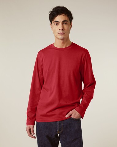 Creator 2.0 Long Sleeve - Das Iconic Langarm-Unisex-T-Shirt - Red - XXS bedrucken, Art.-Nr. STTU199C0042S