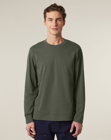 Creator 2.0 Long Sleeve - Das Iconic Langarm-Unisex-T-Shirt - Khaki - XXL bedrucken, Art.-Nr. STTU199C2232X