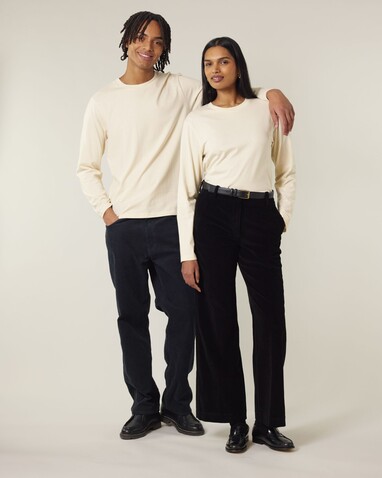 Creator 2.0 Long Sleeve - Das Iconic Langarm-Unisex-T-Shirt - Natural Raw - 5XL bedrucken, Art.-Nr. STTU199C0545X
