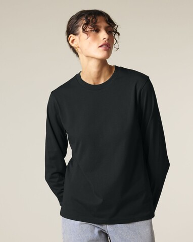 Creator 2.0 Long Sleeve - Das Iconic Langarm-Unisex-T-Shirt - Black - XXL bedrucken, Art.-Nr. STTU199C0022X
