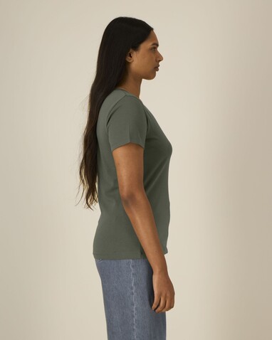 Stella Expresser 2.0 - Das Fitted Damen-T-Shirt - Khaki - XL bedrucken, Art.-Nr. STTW079C2231X Stella Expresser 2.0 - Das Fitted Damen-T-Shirt - Khaki - XL bedrucken, Art.-Nr. STTW079C2231X