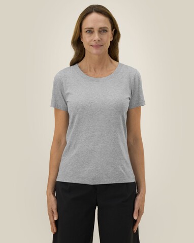 Stella Expresser 2.0 - Das Fitted Damen-T-Shirt - Heather Grey - XS bedrucken, Art.-Nr. STTW079C250XS Stella Expresser 2.0 - Das Fitted Damen-T-Shirt - Heather Grey - XS bedrucken, Art.-Nr. STTW079C250XS