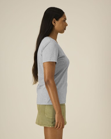 Stella Expresser 2.0 - Das Fitted Damen-T-Shirt - Heather Grey - S bedrucken, Art.-Nr. STTW079C2501S