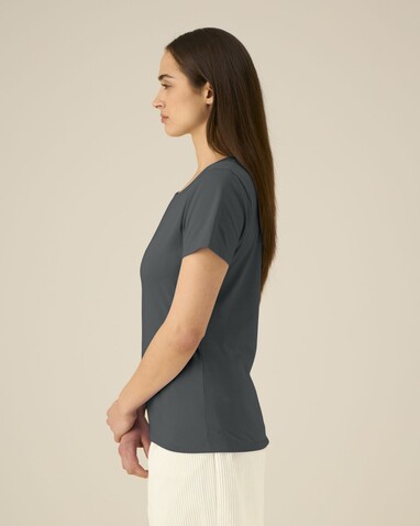 Stella Expresser 2.0 - Das Fitted Damen-T-Shirt - Anthracite - M bedrucken, Art.-Nr. STTW079C2531M