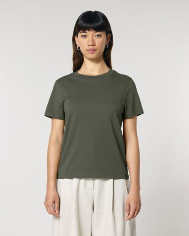Stella Muser - Das Iconic Damen-T-Shirt - Khaki - XXL bedrucken, Art.-Nr. STTW172C2232X
