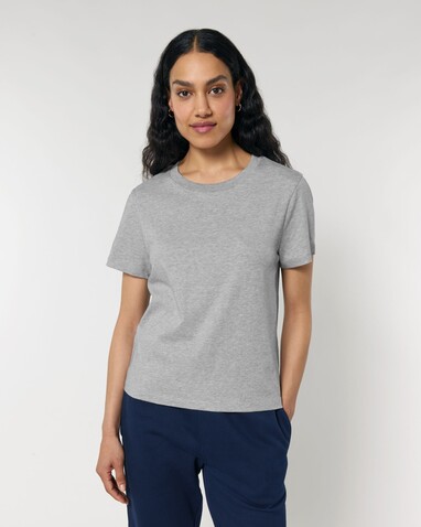 Stella Muser - Das Iconic Damen-T-Shirt - Heather Grey - XL bedrucken, Art.-Nr. STTW172C2501X