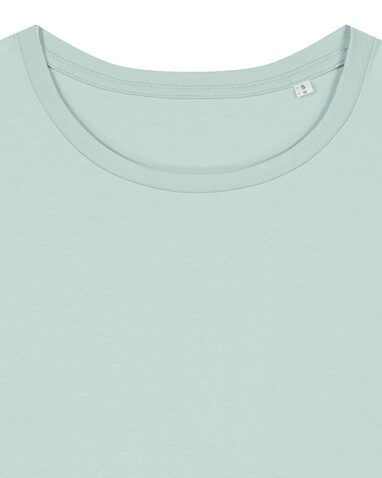 Stella Serena - Das Damen-T-Shirt mit weitem Rundhalsausschnitt - Caribbean Blue - M bedrucken, Art.-Nr. STTW173C7241M