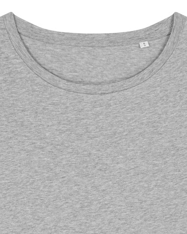 Stella Serena - Das Damen-T-Shirt mit weitem Rundhalsausschnitt - Heather Grey - L bedrucken, Art.-Nr. STTW173C2501L
