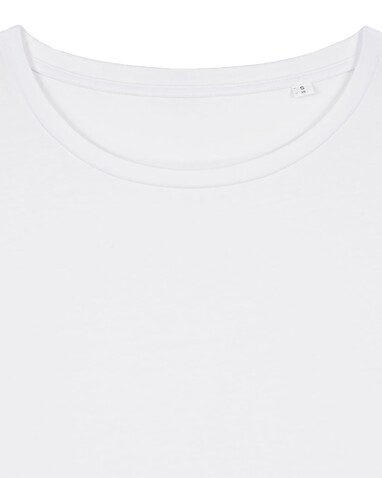 Stella Serena - Das Damen-T-Shirt mit weitem Rundhalsausschnitt - White - M bedrucken, Art.-Nr. STTW173C0011M