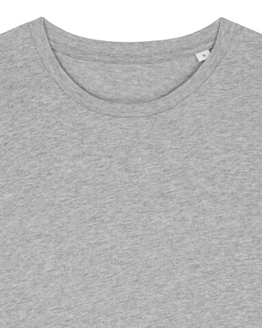 Stella Ella - Das kurze Fitted Damen-T-Shirt - Heather Grey - S bedrucken, Art.-Nr. STTW174C2501S Stella Ella - Das kurze Fitted Damen-T-Shirt - Heather Grey - S bedrucken, Art.-Nr. STTW174C2501S