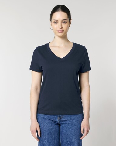 Stella Isla - Das Damen-T-Shirt mit V-Ausschnitt - French Navy - M bedrucken, Art.-Nr. STTW176C7271M Stella Isla - Das Damen-T-Shirt mit V-Ausschnitt - French Navy - M bedrucken, Art.-Nr. STTW176C7271M