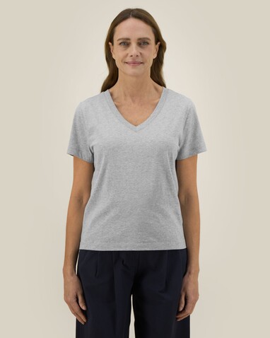 Stella Isla - Das Damen-T-Shirt mit V-Ausschnitt - Heather Grey - L bedrucken, Art.-Nr. STTW176C2501L Stella Isla - Das Damen-T-Shirt mit V-Ausschnitt - Heather Grey - L bedrucken, Art.-Nr. STTW176C2501L