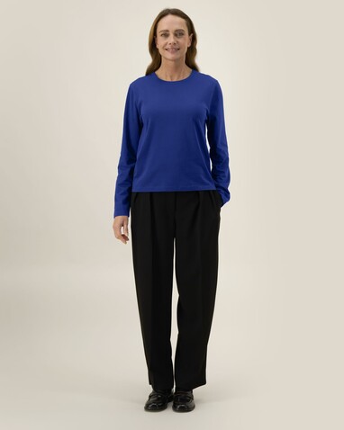 Stella Muser Long Sleeve - Das Iconic Langarm-Damen-T-Shirt - Worker Blue - L bedrucken, Art.-Nr. STTW219C0881L