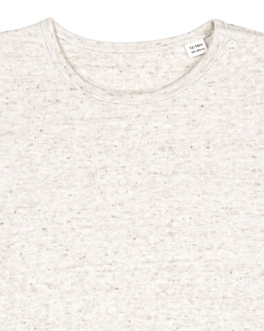 Baby Body - Der kurzärmelige Baby-Body - Eco Heather - 18-24 m/86-92cm bedrucken, Art.-Nr. STUB103C147B4