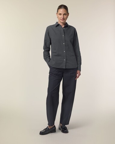 Stella Oxford Shirt - Das Damen-Oxfordhemd - Anthracite - XXL bedrucken, Art.-Nr. STWW971C2532X Stella Oxford Shirt - Das Damen-Oxfordhemd - Anthracite - XXL bedrucken, Art.-Nr. STWW971C2532X