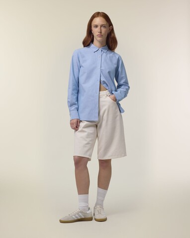 Stella Oxford Shirt - Das Damen-Oxfordhemd - Blue Oxford - XL bedrucken, Art.-Nr. STWW971C3631X Stella Oxford Shirt - Das Damen-Oxfordhemd - Blue Oxford - XL bedrucken, Art.-Nr. STWW971C3631X