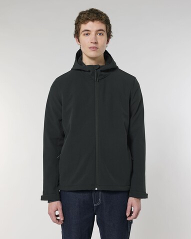 Stanley Discoverer - Die Herren-Softshelljacke mit Kapuze - Black - M bedrucken, Art.-Nr. STJM158C0021M