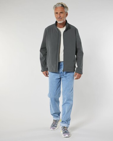 Stanley Navigator - Die Herren-Softshelljacke - Anthracite - L bedrucken, Art.-Nr. STJM167C2531L