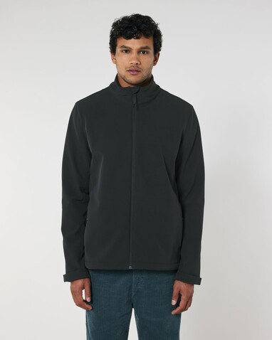 Stanley Navigator - Die Herren-Softshelljacke - Black - 4XL bedrucken, Art.-Nr. STJM167C0024X