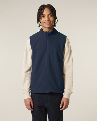 Stanley Trail Blazer - Die Herren-Softshellweste - French Navy - M bedrucken, Art.-Nr. STJM235C7271M