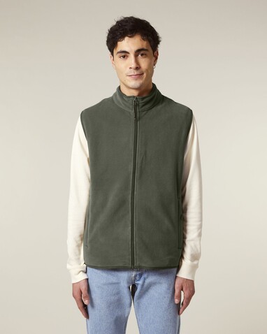Stanley Quester - Die Herren-Fleeceweste - Khaki - XXL bedrucken, Art.-Nr. STJM240C2232X