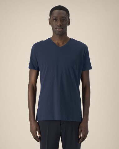 Stanley Presenter - Das Herren-T-Shirt mit V-Ausschnitt - French Navy - L bedrucken, Art.-Nr. STTM562C7271L Stanley Presenter - Das Herren-T-Shirt mit V-Ausschnitt - French Navy - L bedrucken, Art.-Nr. STTM562C7271L