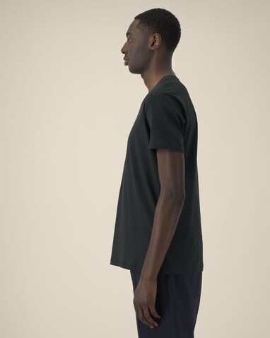Stanley Presenter - Das Herren-T-Shirt mit V-Ausschnitt - Black - S bedrucken, Art.-Nr. STTM562C0021S