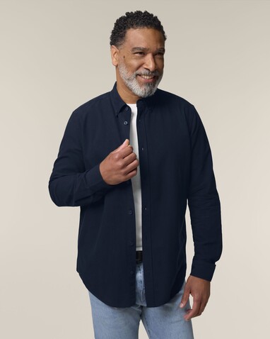 Stanley Oxford Shirt - Das Herren-Oxfordhemd - French Navy - 3XL bedrucken, Art.-Nr. STWM968C7273X