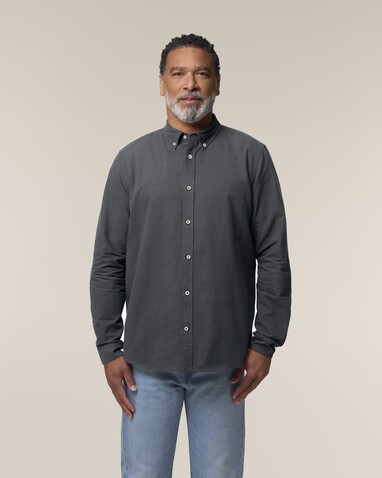 Stanley Oxford Shirt - Das Herren-Oxfordhemd - Anthracite - 5XL bedrucken, Art.-Nr. STWM968C2535X Stanley Oxford Shirt - Das Herren-Oxfordhemd - Anthracite - 5XL bedrucken, Art.-Nr. STWM968C2535X
