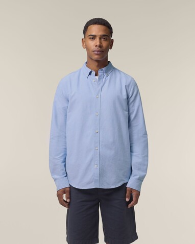 Stanley Oxford Shirt - Das Herren-Oxfordhemd - Blue Oxford - 5XL bedrucken, Art.-Nr. STWM968C3635X Stanley Oxford Shirt - Das Herren-Oxfordhemd - Blue Oxford - 5XL bedrucken, Art.-Nr. STWM968C3635X