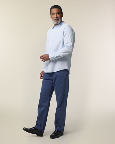 Stanley Styler Shirt - Das Herren-Popelinehemd - Summer Blue - M bedrucken, Art.-Nr. STWM969C3661M