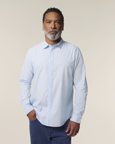 Stanley Styler Shirt - Das Herren-Popelinehemd - Summer Blue - 3XL bedrucken, Art.-Nr. STWM969C3663X Stanley Styler Shirt - Das Herren-Popelinehemd - Summer Blue - 3XL bedrucken, Art.-Nr. STWM969C3663X